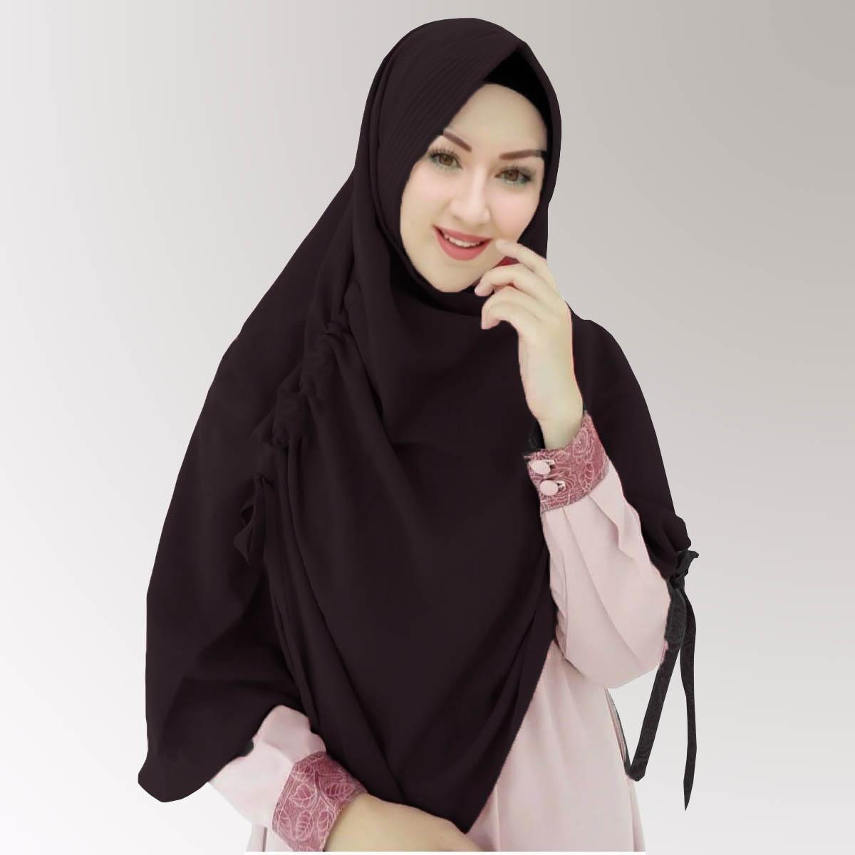 Hijab Instan Serut Kanan Kiri Tutorial Hijab Terbaru