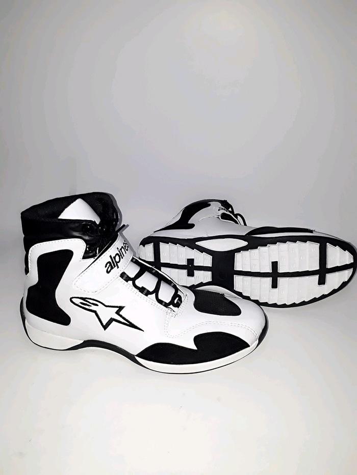 Sepatu Touring Drag Alpinestar / Sepatu Drag Putih Termurah