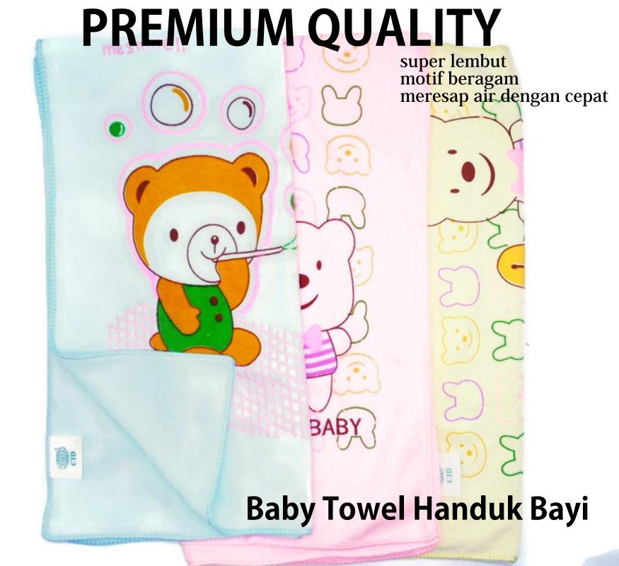 Mesh Handuk Bayi Premium Quality - Best Quality Baby Towel Soft Super Lembut Extra Dry -