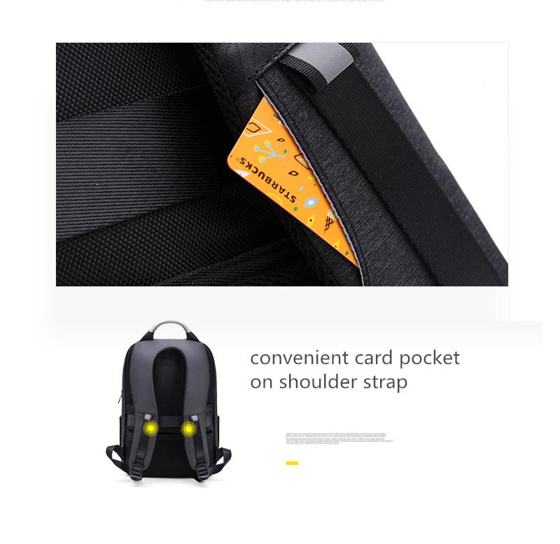 ... ARCTIC HUNTER USB Charging Backpack Fit up to 15.6 inch Laptop Bag - 5