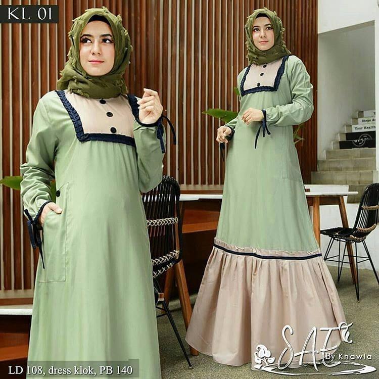 Gamis Safea Dress Balotelly Baju Wanita Panjang Muslim Casual Wanita Pakaian Hijab Modern Baju Gaun Pesta Modis Trendy Terbaru 2018