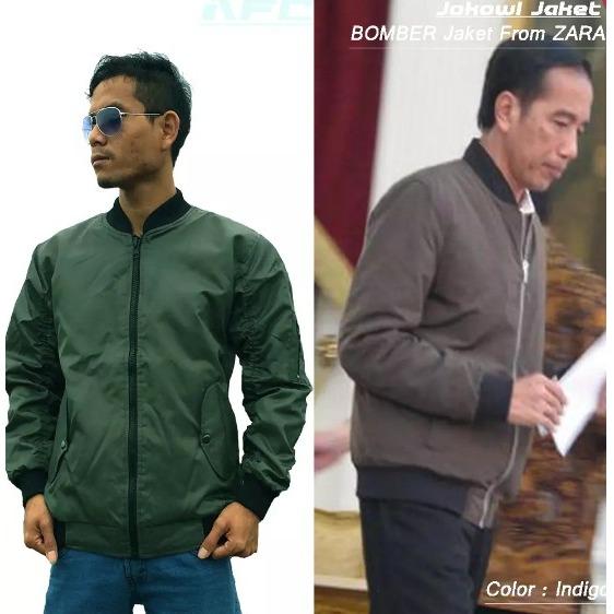 PROMO BESAR Jaket Bomber Double Sllide, Jaket Bolak Balik, Jaket Jokowi / Jaket BOMBER Presiden