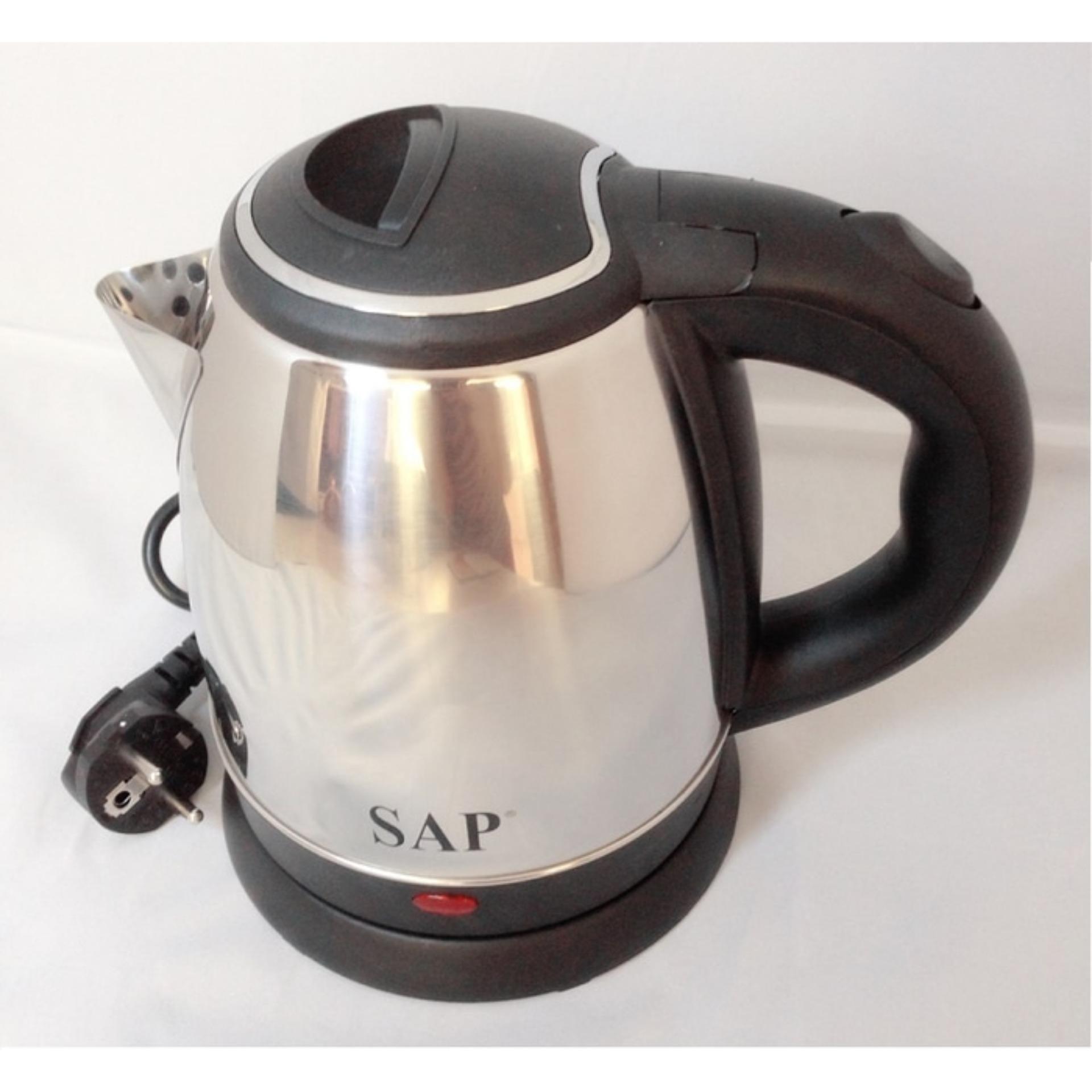 UTEL - SAP Kettle Listrik Stainless Low Watt 1 Ltr SAP-899 - Silver