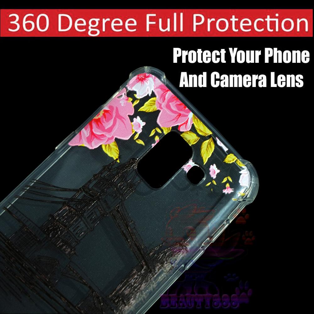 Features Beauty Case Anti Crack Samsung Galaxy J6 2018 Case 3d