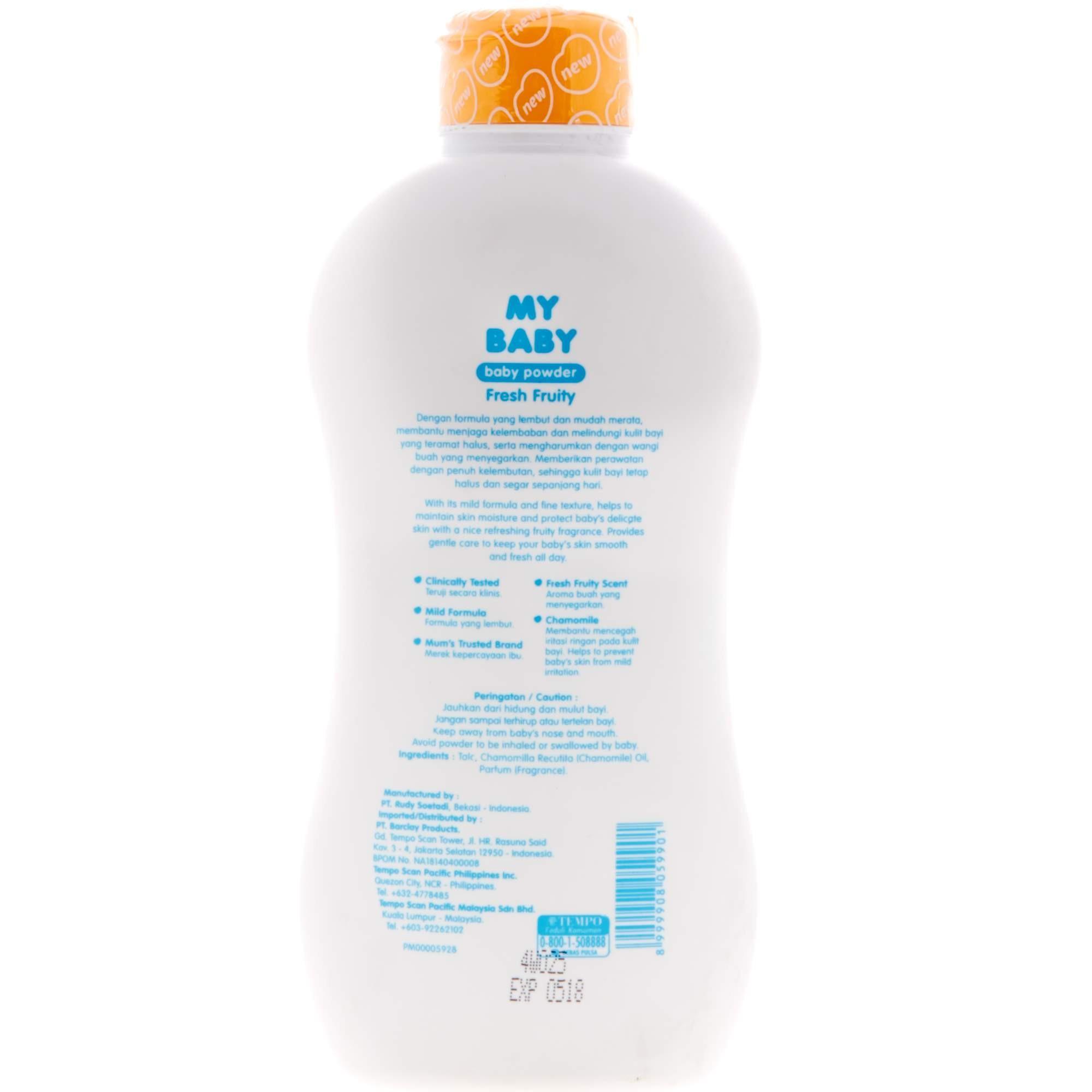 Zwitsal Powder Classic Soft Floral 300gr. Source · My Baby Powder Fresh Fruity 150G - 3 .