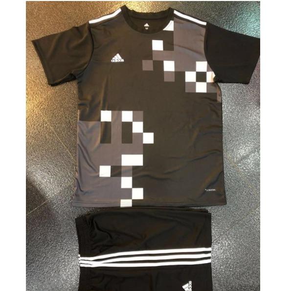 BO SPORT Setelan Futsal Motif Real Madrid 3rd Black