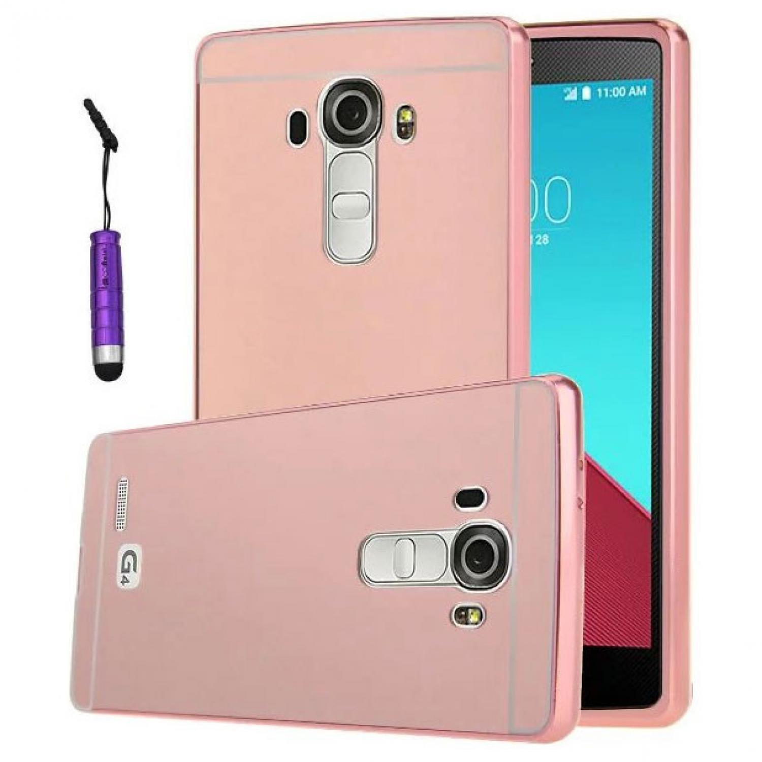 Aluminium Bumper with Mirror Back Cover for LG Casing HP Murah Terbaru