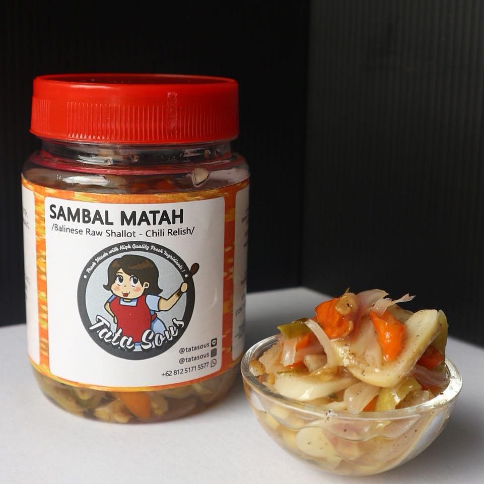 Sambel Matah Bali by Tata Sous Kemasan 150gr Enak, Wangi dan Pedas