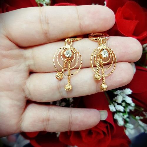 anting spiral cantik xuping
