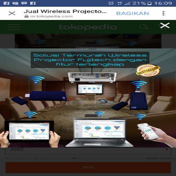 JOY HUB FUJITECK WERLES PROYEKTOR HDMI
