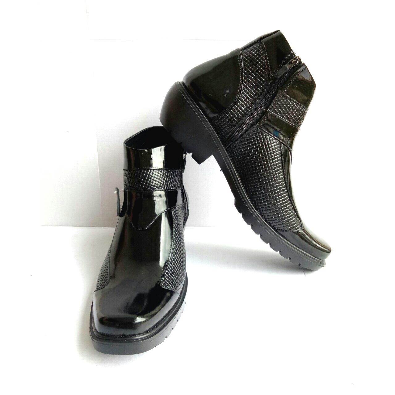 Mandiens Sepatu Boots Jenggel Kulit Asli Original Medali PDH K.383 Export Quality Januari 2019 - 4 Mandiens Sepatu Boots Jenggel Kulit Asli Original Medali PDH K.383 Export Quality - 4
