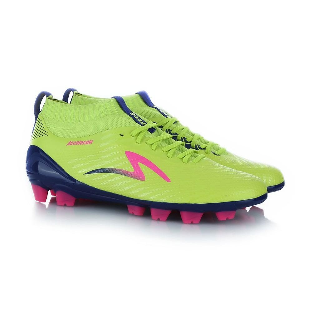 Sepatu Specs Bola 100765\tACCELERATOR INFINITY - SOLAR SLIME NAVAL BLUE SCANDINAVIAN