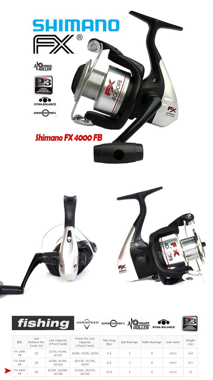Reel SHIMANO FX 4000FB