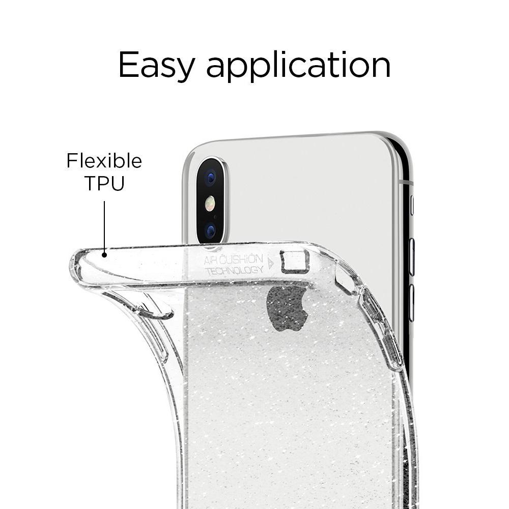 Spigen IPhone X Case Liquid Crystal Glitter Case Januari 2019 - 3 Spigen iPhone X Case Liquid Crystal Glitter Case - 3
