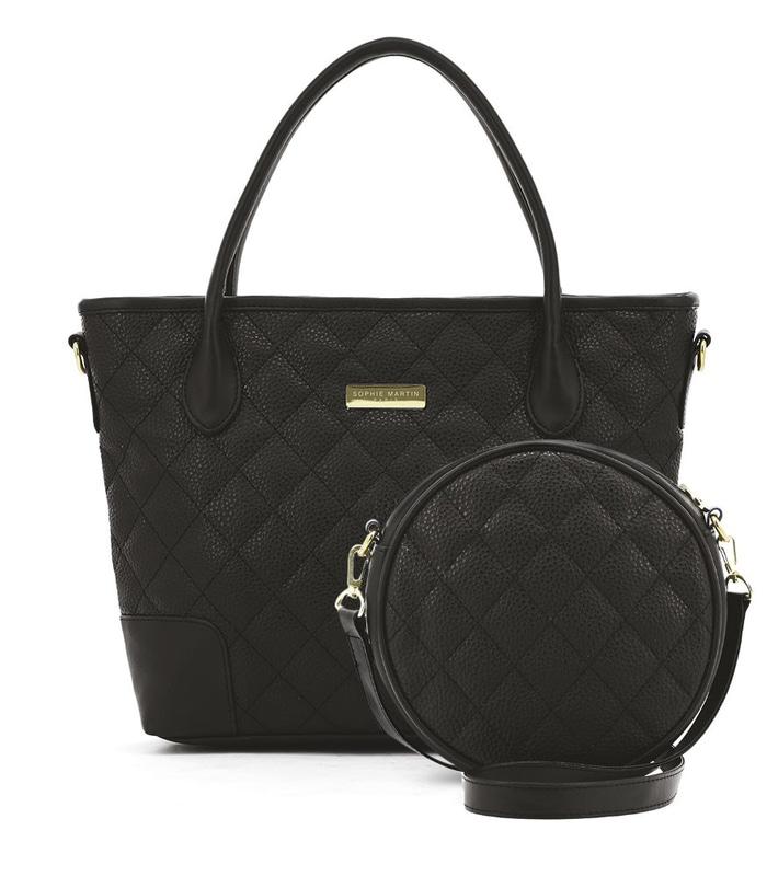 TAS 2 in 1 SELEMPANG WANITA SOPHIE MARTIN ETOILEE T3881B5 HITAM KULI A