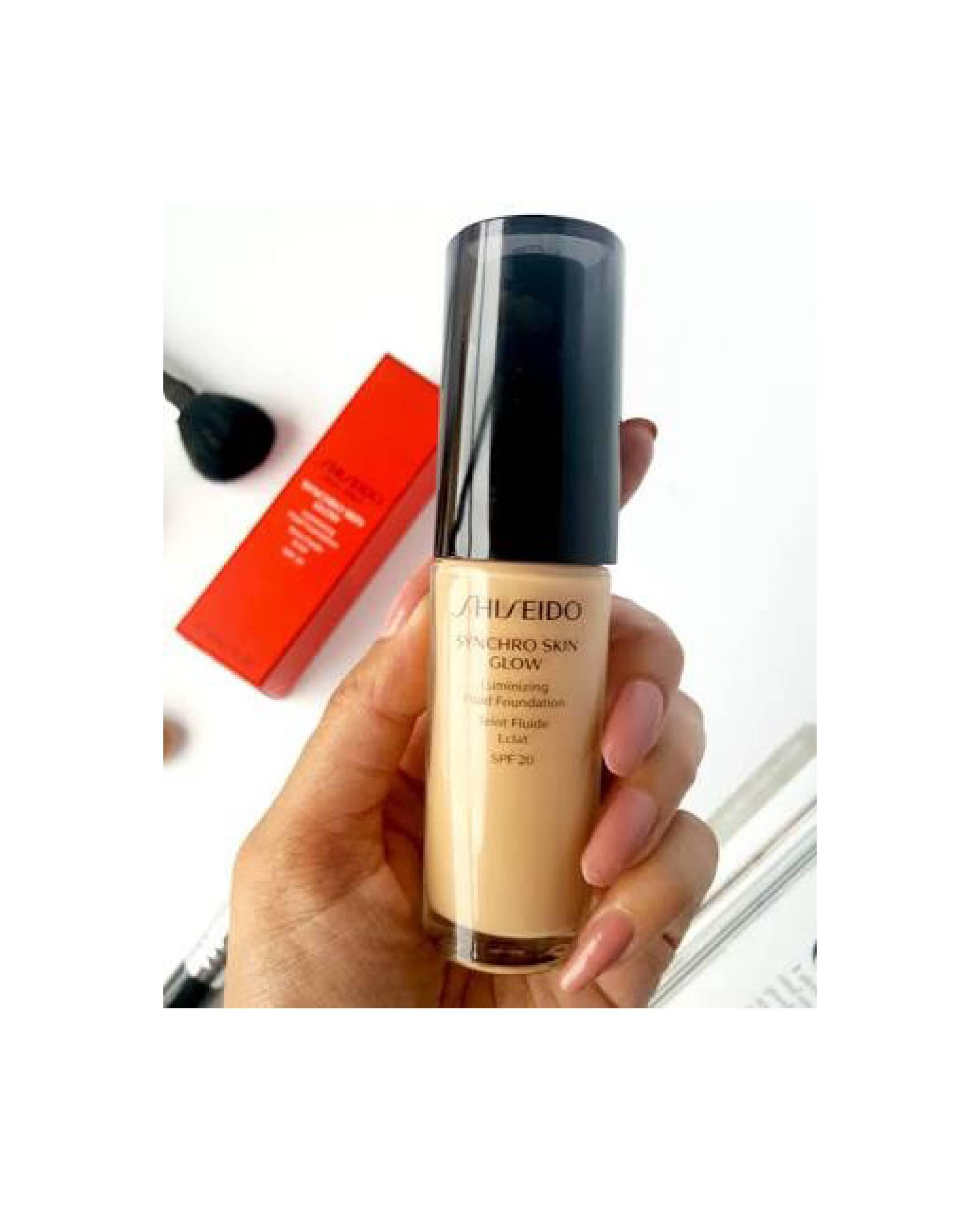 shiseido synchro glowing foundation