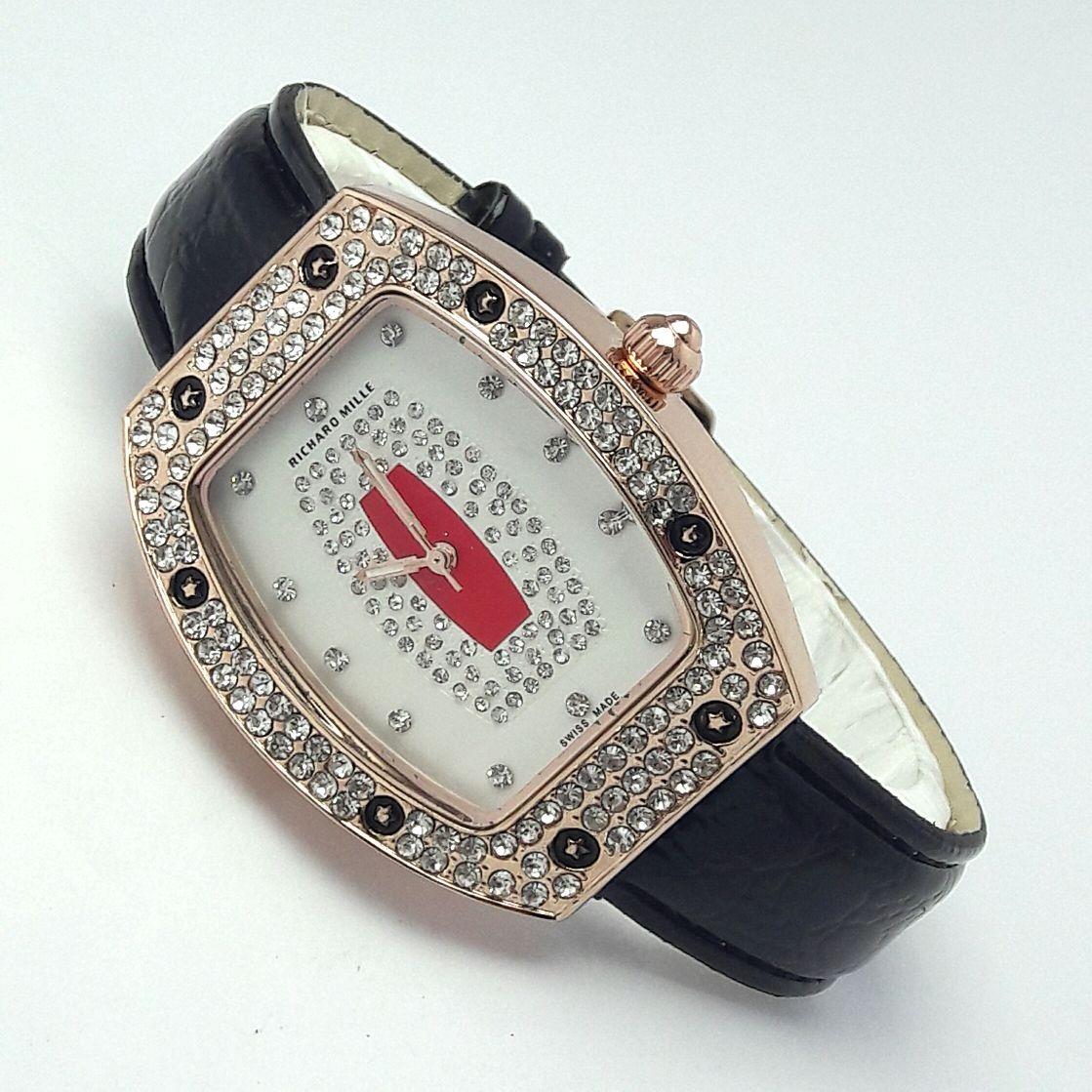 Richard Mile Jam Tangan Wanita Fashion Leather Strap Elegant Classic LIMITED EDITION