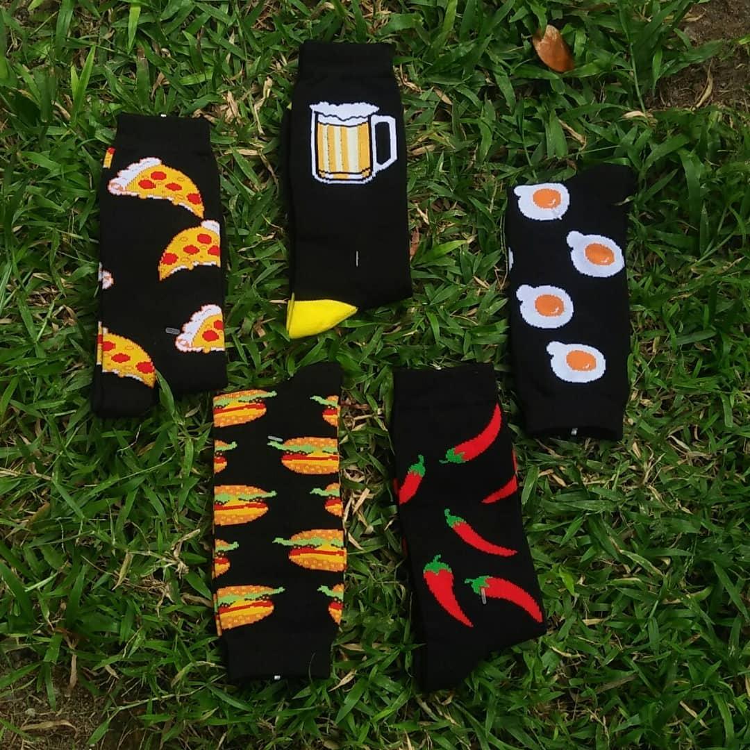 Kaos Kaki Old Skool Skate Pizza Hitam Januari 2019 - 2 Kaos Kaki Old Skool Skate Pizza Hitam - 2