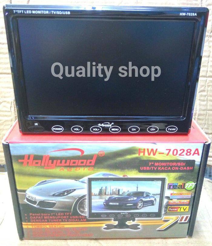 ORIGINALS tv ondash holiwood 7 inch usb mp4