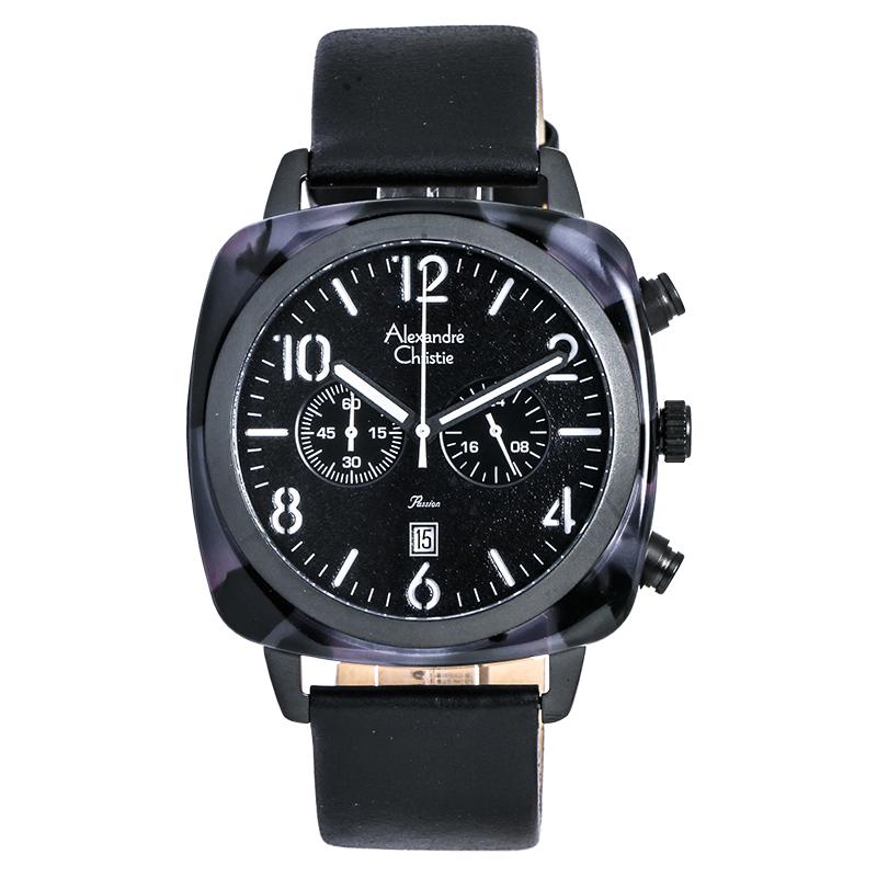 Alexandre Christie AC 6457 MCLIPBA Jam Tangan Pria Leather/Kulit Strap