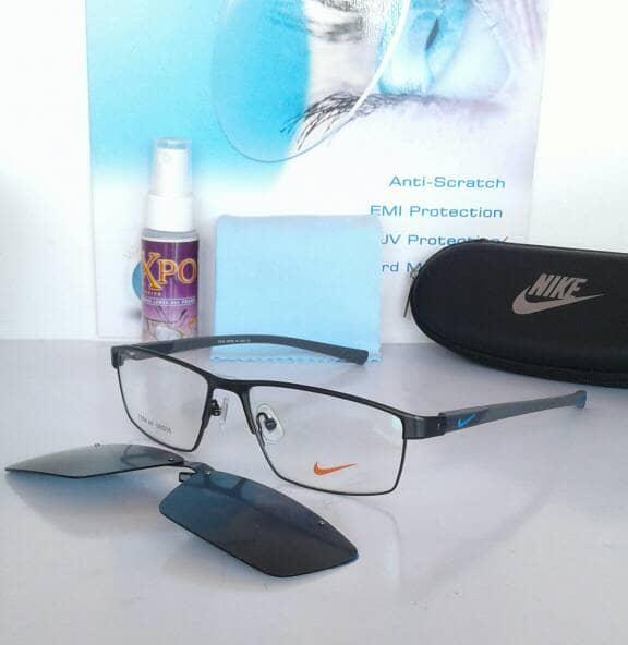 KACAMATA NIKE 7506 CLIP ON POLARIZED/KACAMATA MINUS/BACA/PRIA WANITA