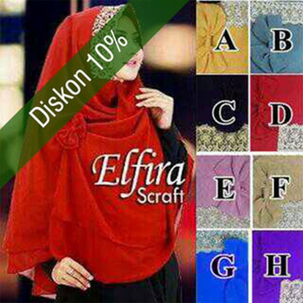 Hijab/Jilbab Khimar Elfira PROMO MURAH!!!