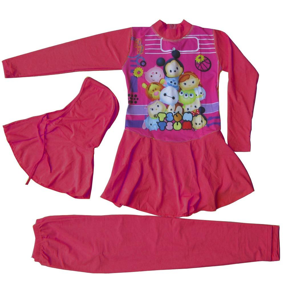 Baju Renang Anak Muslim Karakter Size TK