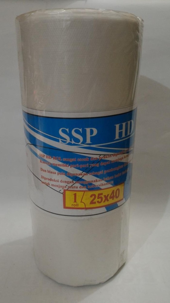 PLASTIK ROLL BUAH 25X40 / PLASTIK KERTAS HVS / ROL 25 X 40