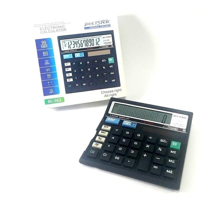 Kalkulator Beetster BC-963 / 12 Digit Calculator Digital Elektronik