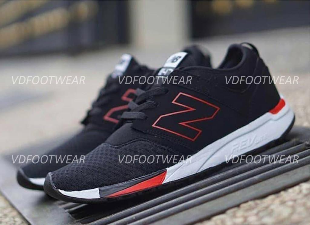 New Balance Sepatu Kasual Unisex Sepatu Pria Sepatu Sneakers Running Sepatu Olahraga Shoes cancas kulit hitam abu