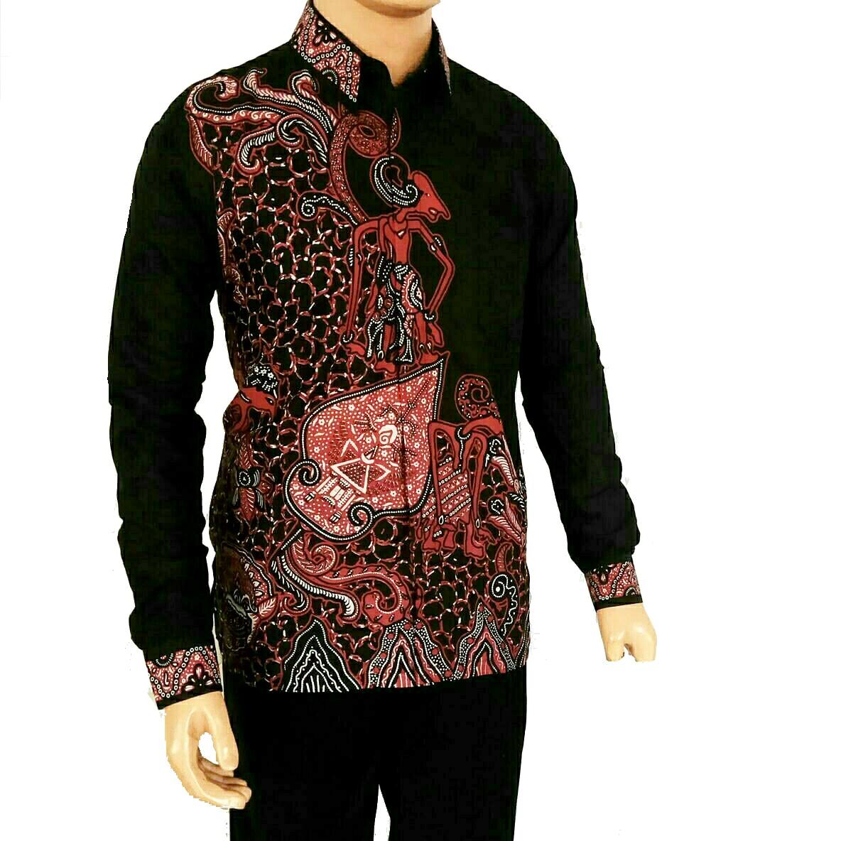 model baju safari batik pria