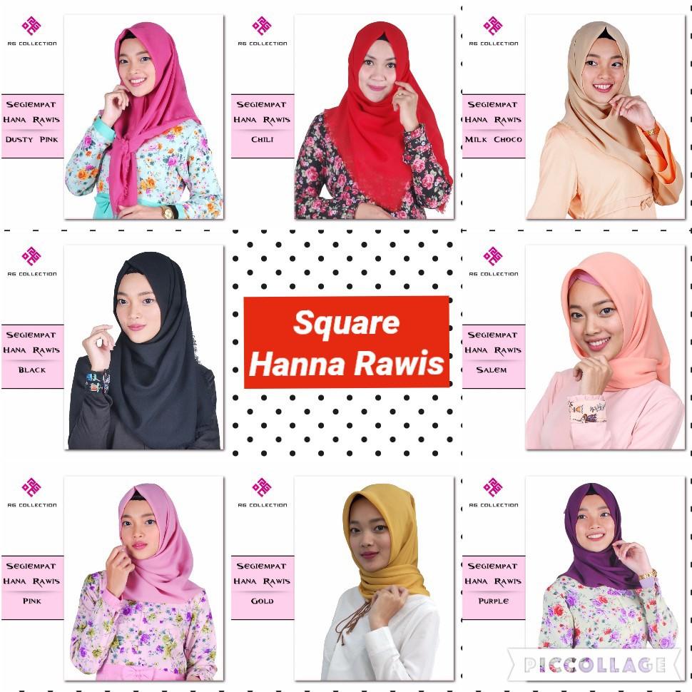 Segiempat Polos Hanna Rawis Saudia Square Rawis Tierex Tyrex Ima Scraft Velvet