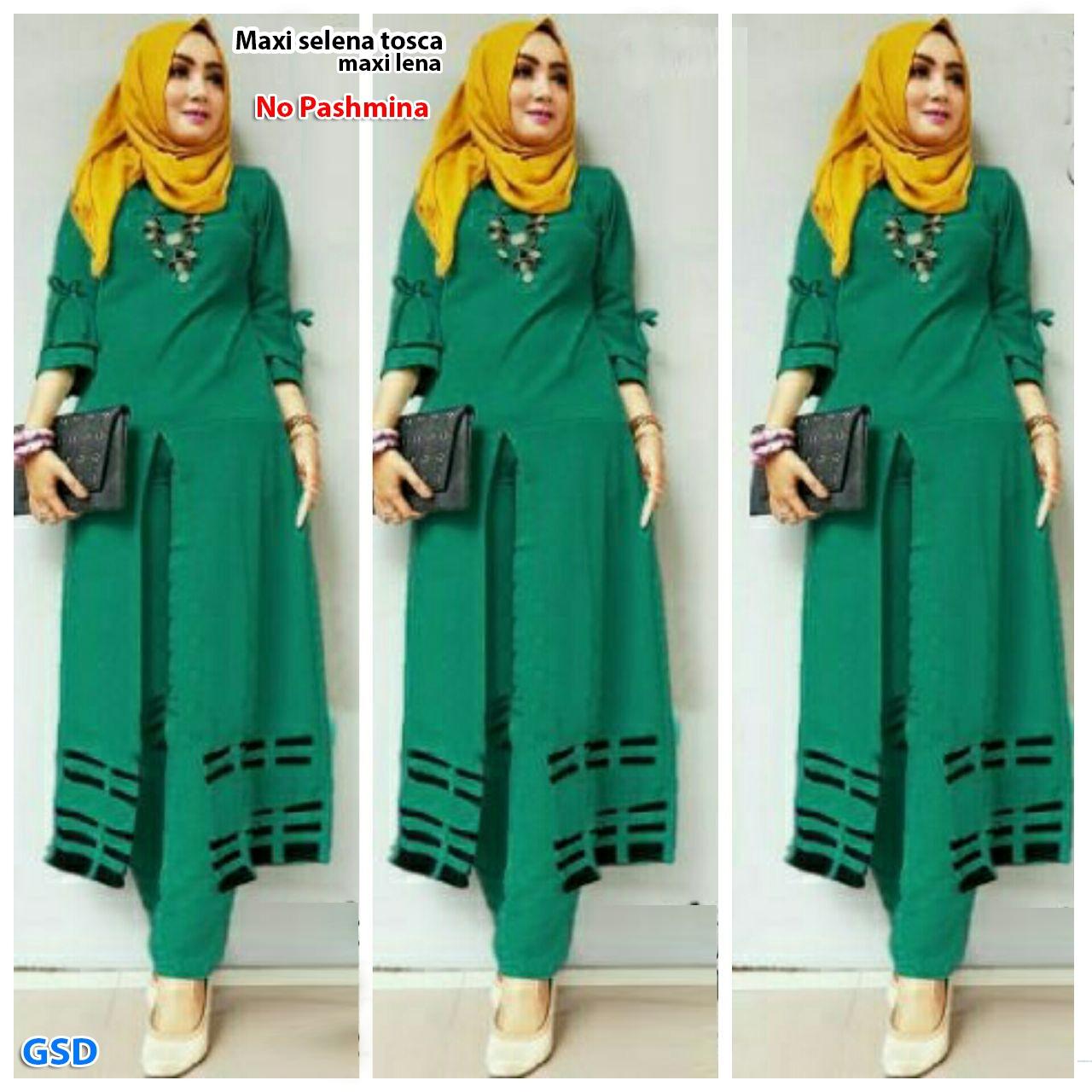 Busana Muslim/ Setelan Muslim/ Maxi Selena/ Maxi Lena
