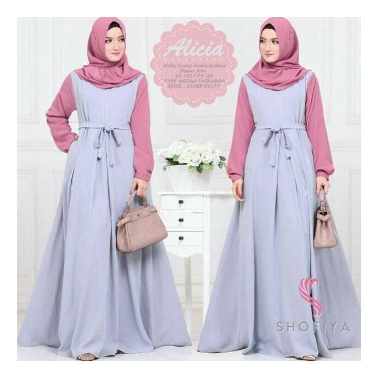 BELI SEKARANG Baju Original Gamis Fatima Syar  i Dress Baju 