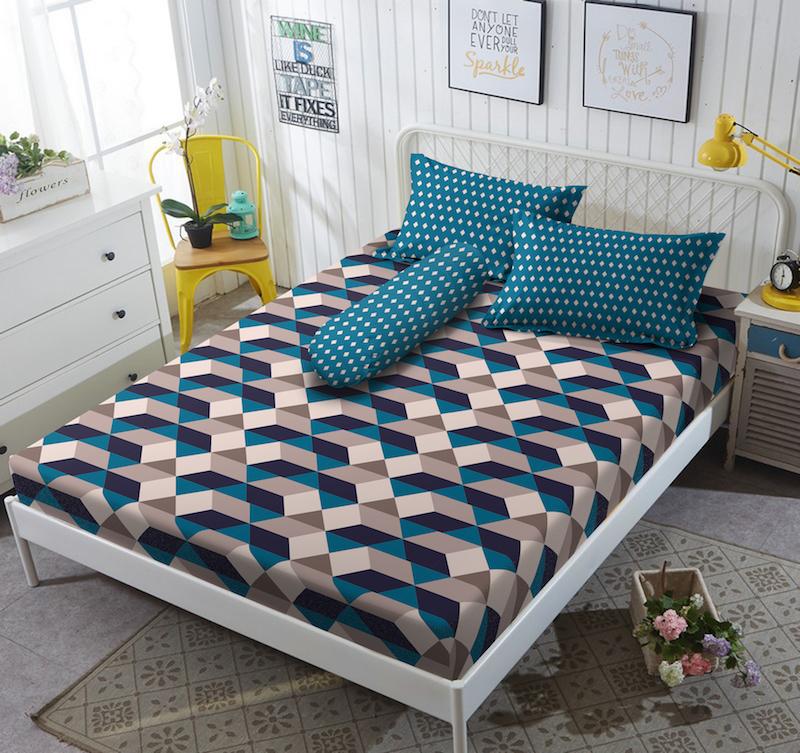 Sprei Kintakun D'luxe motif ALEXA Ukuran 180x200 King Size