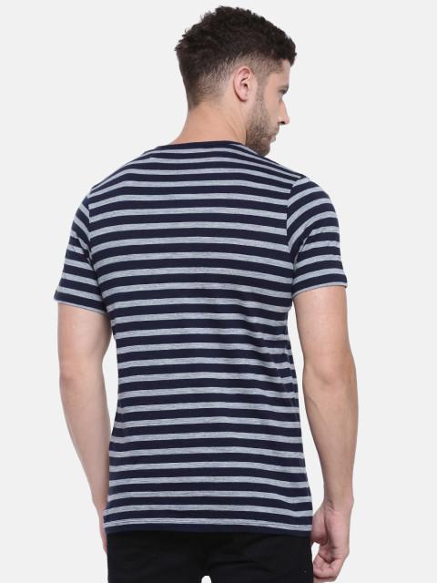 ... Stripe Tee Navy - Grey / Kaos Salur Navy - Abu - 4 ...