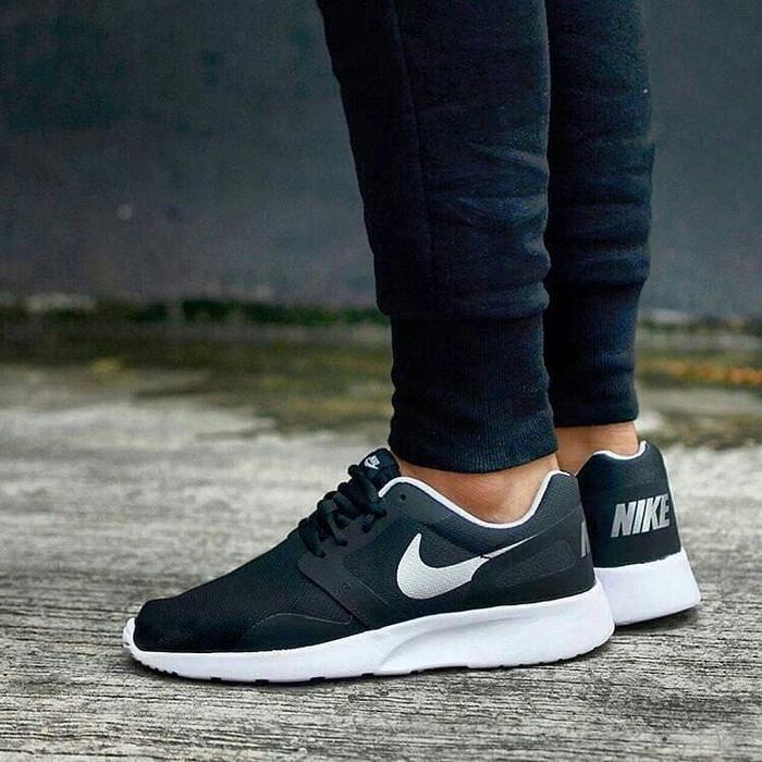 Sepatu Cowok Keren ORIGINAL Nike Kaishi Run NS Black Silver