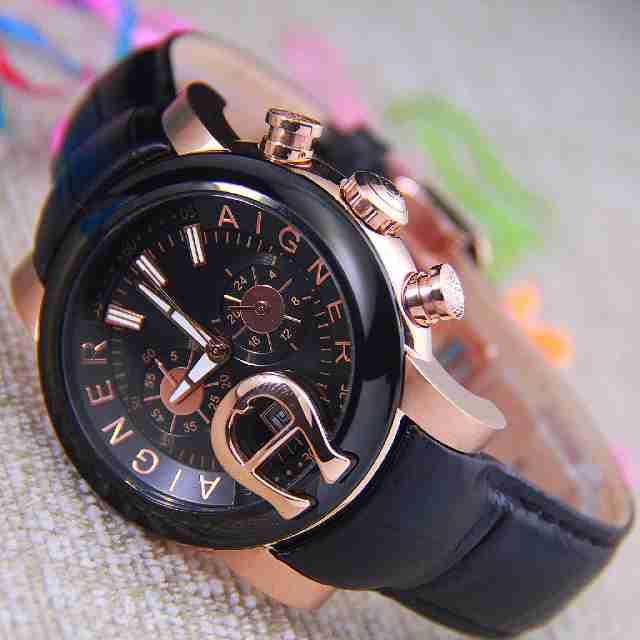 Jam Tangan Pria Merk Aigner Bari Ori Bm Type : A37500 Quart