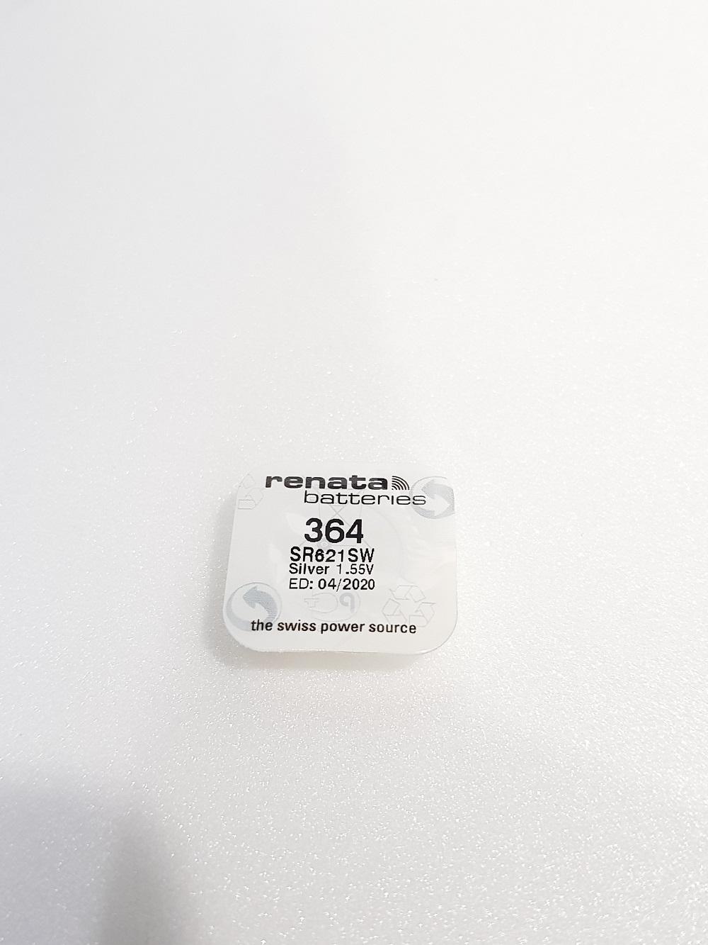 BATERY / BATTERIES Renata 364 SR621SW (Asli) Januari 2019 - 2 BATERY / BATTERIES Renata 364 SR621SW (Asli) - 2