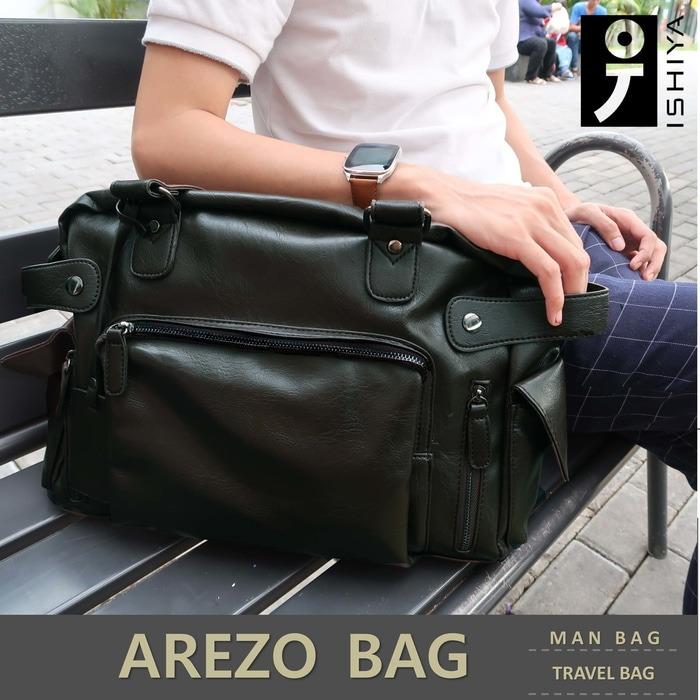 Tas slempang pria selempang kerja kuliah wanita kanvas kulit NEW IMPOR
