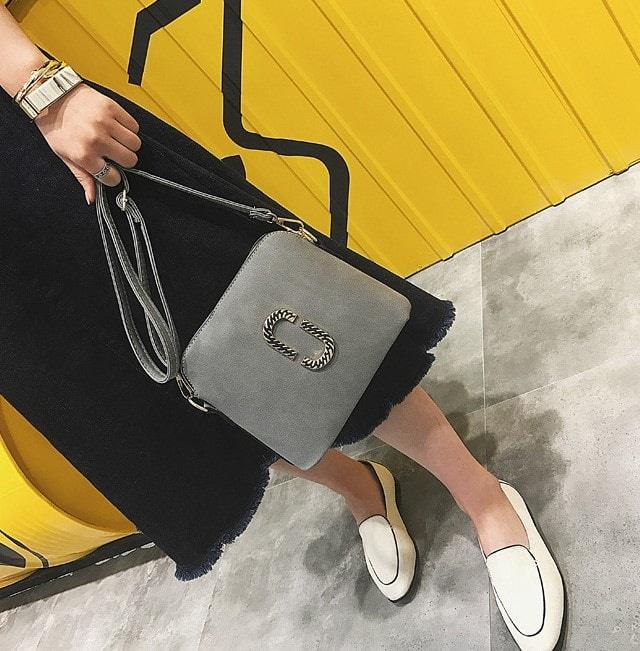 Tas selembang wanita import marc jacobs UNBRAND TS 07 Grey