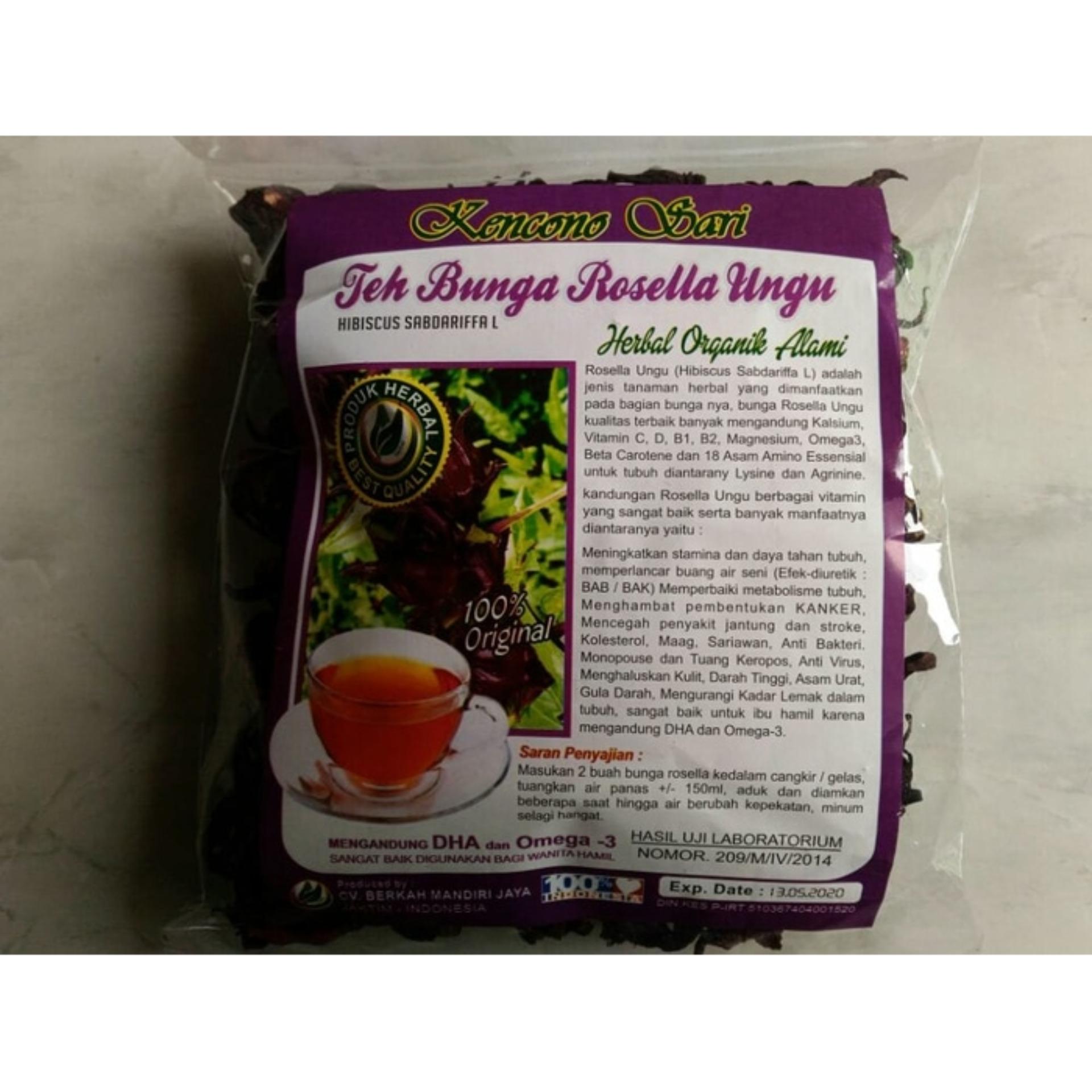 Teh Herbal Teh Bunga Rosella Curah Kencono Sari -100gram