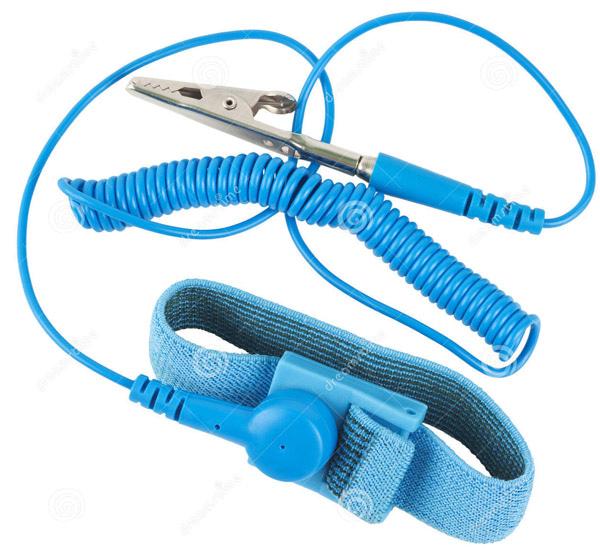 ORIGINAL - Gelang antistatic ( Penghilang sisa arus listrik ke ground )