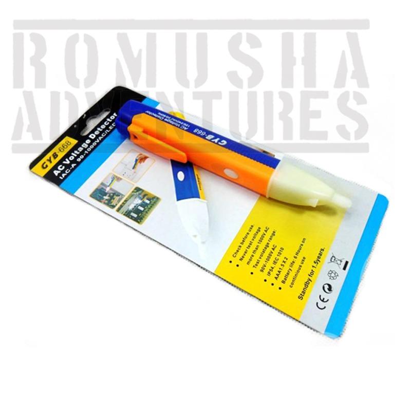 Romusha Universal Pen Non Contact AC Voltage Detector / Tespen Bunyi / Alat deteksi Listrik