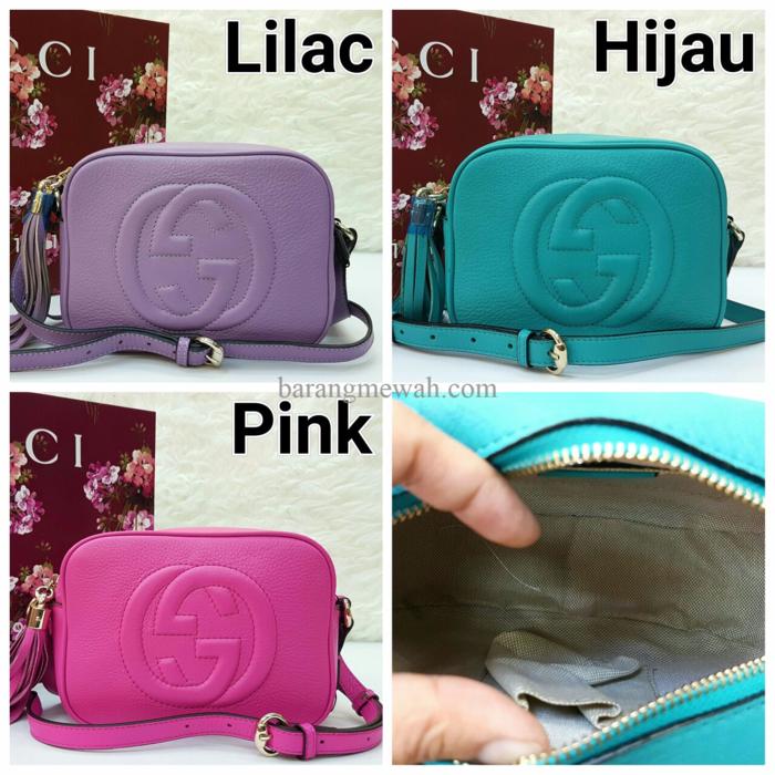 EXCLUSIVE Gucci Soho Disco Mirror Quality Tas Branded / Sling Bag / Se
