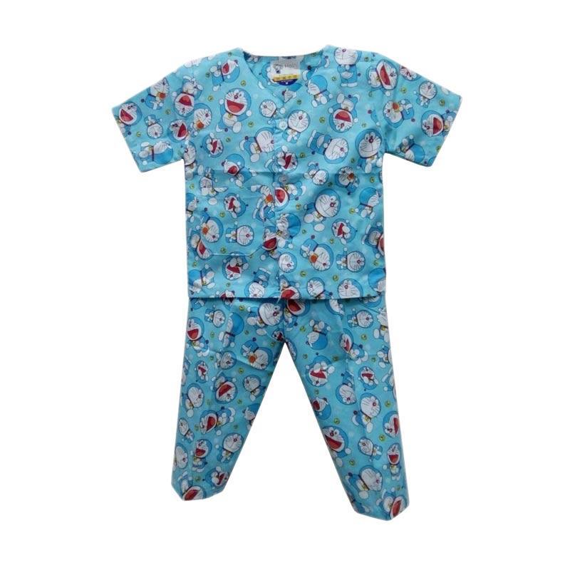 Baju Tidur Anak (Piyama) Motif Doraemon Untuk umur 5 - 12 Bulan