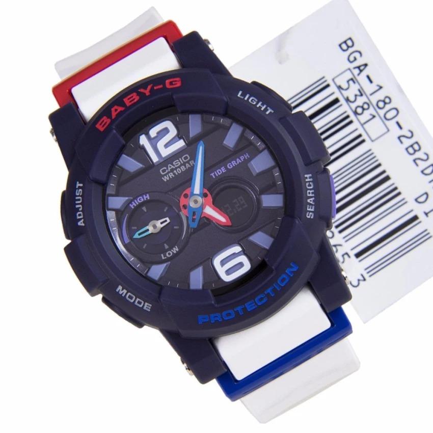 Jam Tangan Wanita - Tali/Gelang Karet Casio Baby G : BGA-180