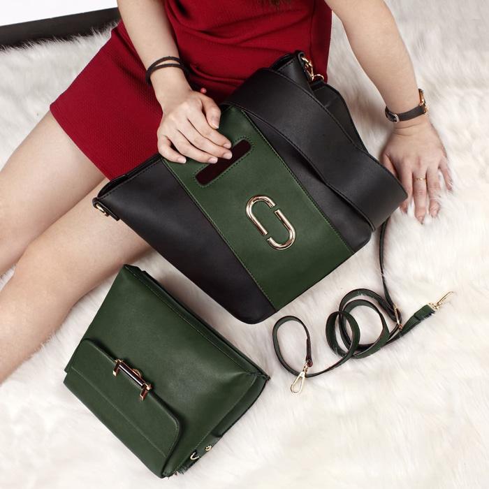 Tas Fashion Marc Jacobs Set Tas Selempang Ada 2 Tali Panjang