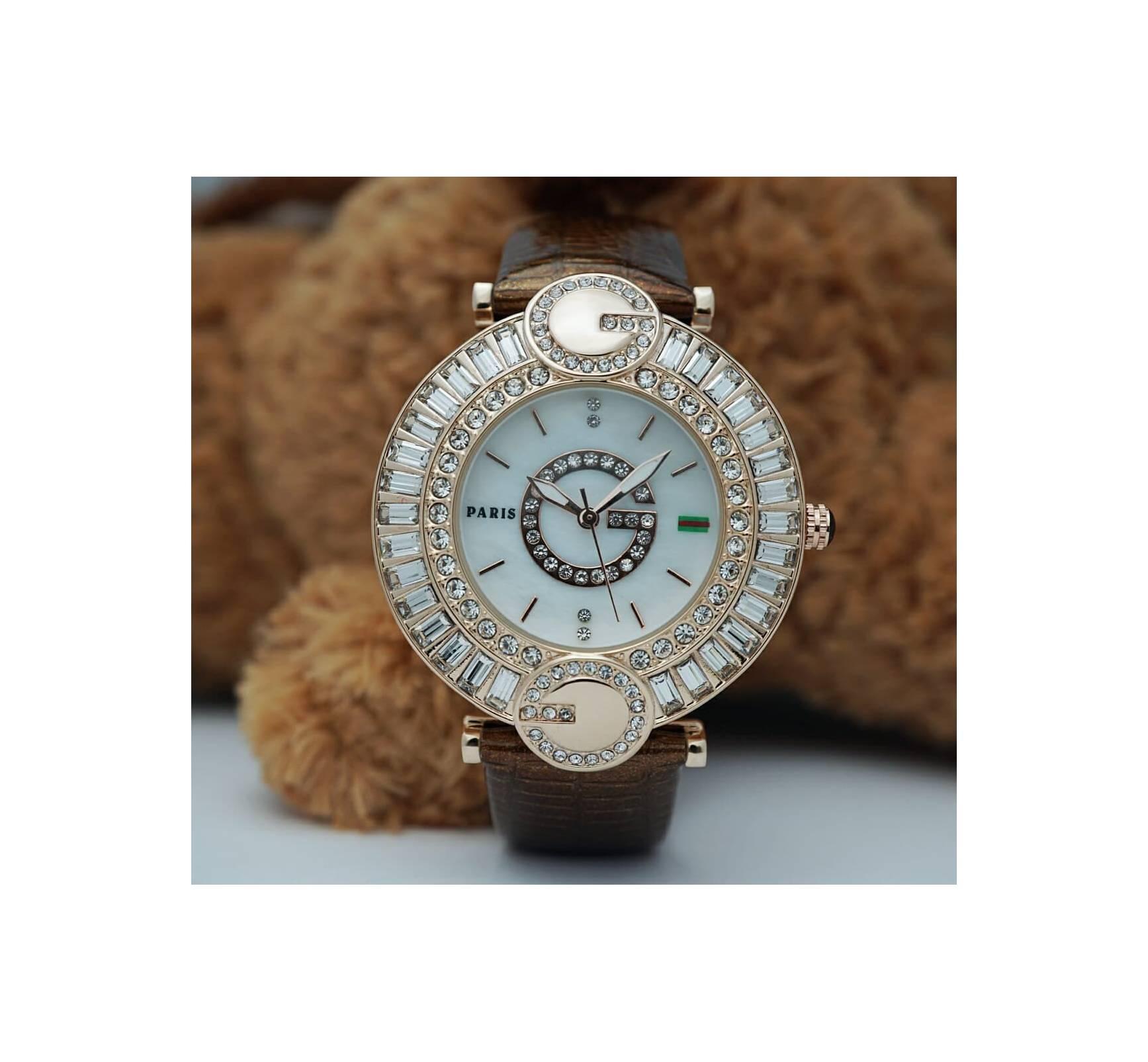 JUAL JAM PARIS KULIT DARK BROWN
