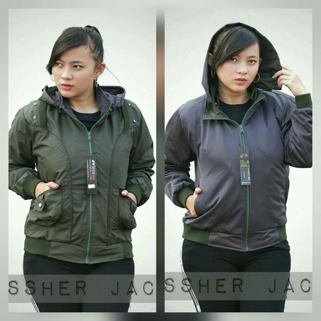SH Jaket wanita parasut bolak balik